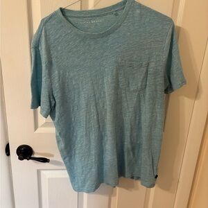 Lucky Brand Men's Light Blue Short Sleeve Tee